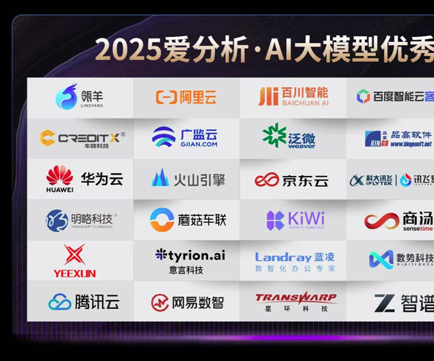 DeepSeek、智譜AI、蘑菇車聯(lián)等企業(yè)同登“2025 AI大模型優(yōu)秀廠商”榜單，展現(xiàn)中國(guó)AI創(chuàng)新力量